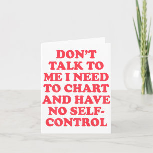 Rede nicht mit mir, ich muss eine Tabelle erstelle Karte