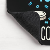 Rede nicht mit mir, ich zähle Apotheker Apotheke  Mousepad (Ecke)