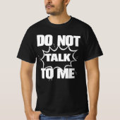 REDE NICHT MIT MIR Lustige Retro-Comic-Explosion T-Shirt (Vorderseite)