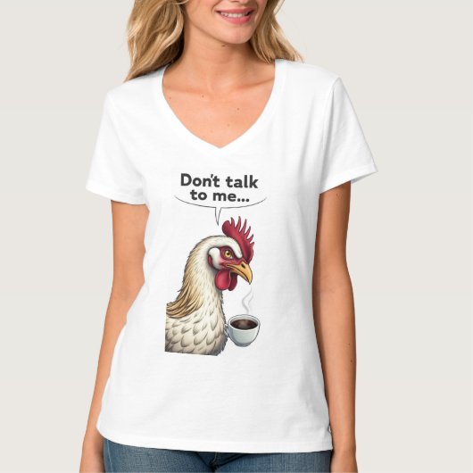 REDE NICHT MIT MIR... T-Shirt (Vorderseite)