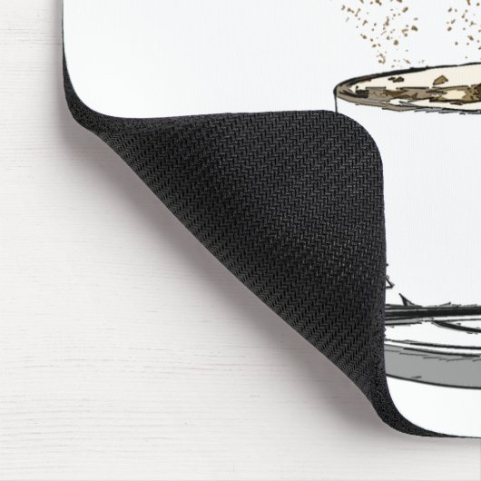 Rede nicht von Kaffee Mousepad (Ecke)