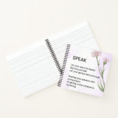 Rede - Selbstbewusstsein in der Liebe Notizblock (Innenseite)