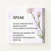 Rede - Selbstbewusstsein in der Liebe Notizblock (Rückseite)