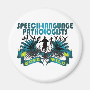 Rede-Sprachenpathologen wild gegangen Magnet