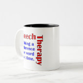 Rede Thereapy Zweifarbige Tasse (Vorderseite Links)