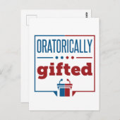 Rede und Debatte Postkarte (Vorne/Hinten)