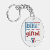 Rede und Debatte Schlüsselanhänger (Vorderseite links)