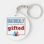 Rede und Debatte Schlüsselanhänger (Rückseite)