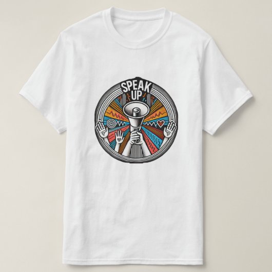 REDE UP: Ende des Kindesmissbrauchs T-Shirt (Design vorne)