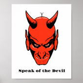 Rede vom Teufel - rot plötzlich aufgetaucht Altes Poster (Vorne)