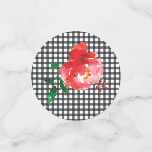 Rede von Derby zu Me Rose über Gingham Konfetti (Klein Vorderseite)