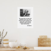 Rede von Ed Roberts ADA Poster (Küche)