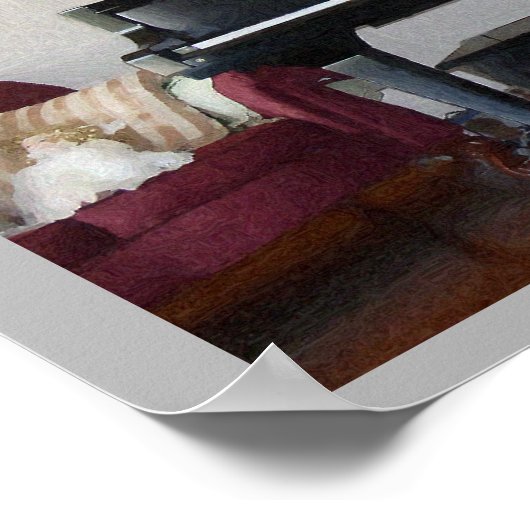 Rede von Engeln - Zitat Thomas Carlyle - Druck Poster (Ecke)