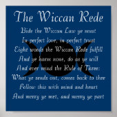 Rede von Wiccan (kurze Fassung) Poster (Vorne)
