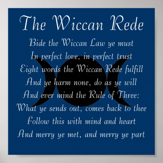 Rede von Wiccan (kurze Fassung) Poster (Vorne)