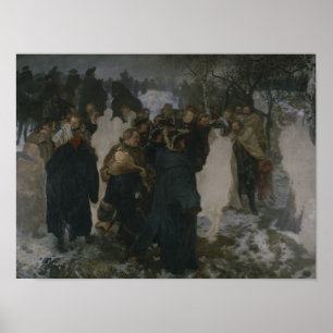 Rede vor der Schlacht von Leuthen, 1858 Poster