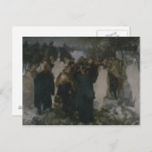 Rede vor der Schlacht von Leuthen, 1858 Postkarte (Vorne/Hinten)