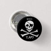 Rede wie ein Pirat Tag Runde Knöpfe Button (Vorne & Hinten)