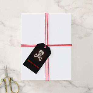 Rede wie ein Piratentag Geschenkanhänger