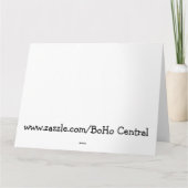 Rede wie ein Piratentag Karte (Rückseite)