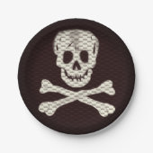 Rede wie ein Piratentag Pappteller (Vorderseite)