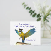 Rede wie ein Piratentag Postkarte (Stehend Vorderseite)