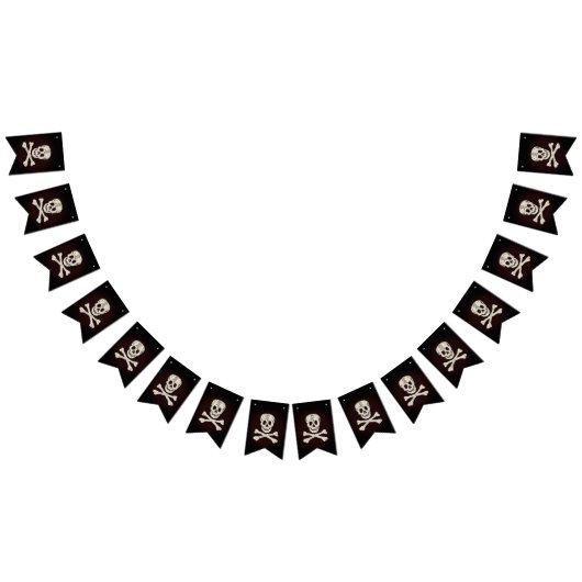 Rede wie ein Piratentag Wimpelkette (Alle)