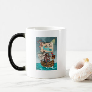 Rede wie ein PiratentagMug Verwandlungstasse