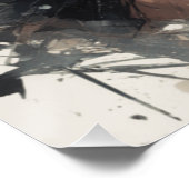 Redefined: AI-Designed Little Black Dress Vintag Poster (Ecke)