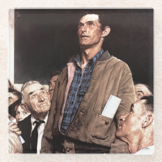 Redefreiheit Glasuntersetzer (Vorderseite)