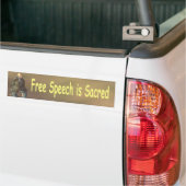 Redefreiheit ist heilig autoaufkleber (Auf Lkw)