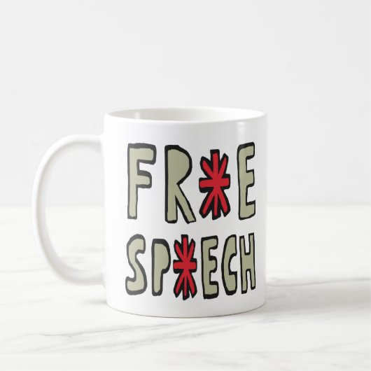 Redefreiheit Kaffeetasse (Links)