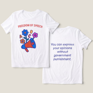 Redefreiheit: Lass jedem Sprachgebrauch Tri-Blend Shirt