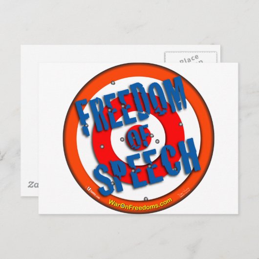 Redefreiheit Postkarte (Vorne/Hinten)