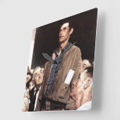 Redefreiheit Quadratische Wanduhr (Winkel)