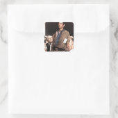 Redefreiheit Quadratischer Aufkleber (Tasche)