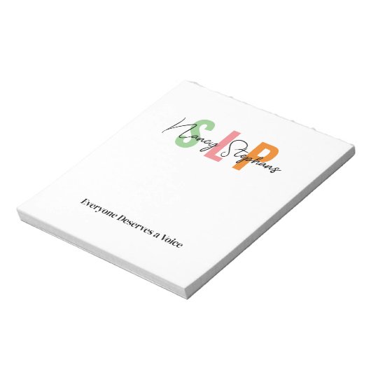 Redekunsthandwerker Notizblock (Rotiert)