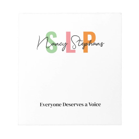 Redekunsthandwerker Notizblock (Vorderseite)