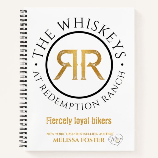 Redemption Ranch Whiskeys Notebook 8,5" l x 11" w Notizblock (Vorderseite)
