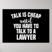 Reden ist billig poster (Vorne)