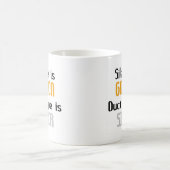 Reden ist Silber, schweigen ist Gold ist Ductape Kaffeetasse (Mittel)