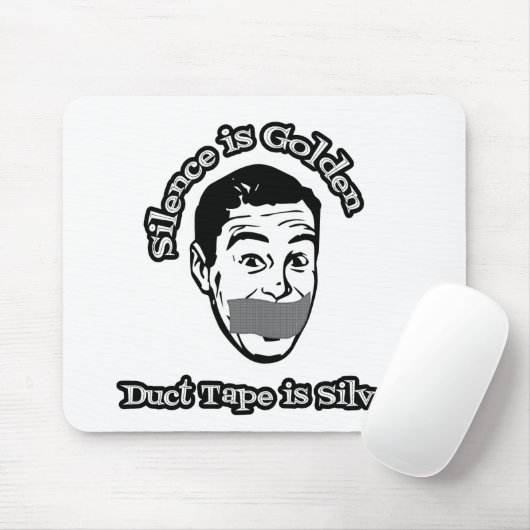 Reden ist Silber, schweigen ist Gold - Mousepad (Mit Mouse)