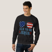 reden mit mir jesus sweatshirt (Vorne ganz)