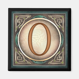 Reden Sie A, "0" - keltische Zahl-Magneten an Magnet