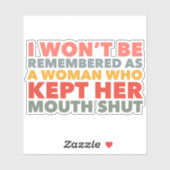 Reden Sie Ihre Wahrheit Aufkleber (Blatt)