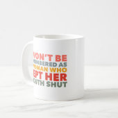 Reden Sie Ihre Wahrheit Kaffeetasse (Vorderseite Links)