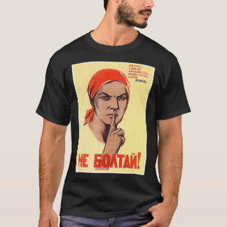 Reden Sie nicht über Poster der sowjetischen Gewer T-Shirt