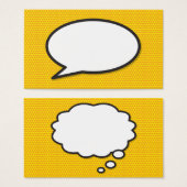 Reden und Think Bubbles Spaß Retro Comic Book (Vorne & Hinten)