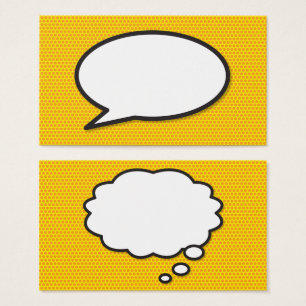 Reden und Think Bubbles Spaß Retro Comic Book