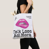 reden weniger handeln mehr Totbeutel Tasche (Von Nahem)